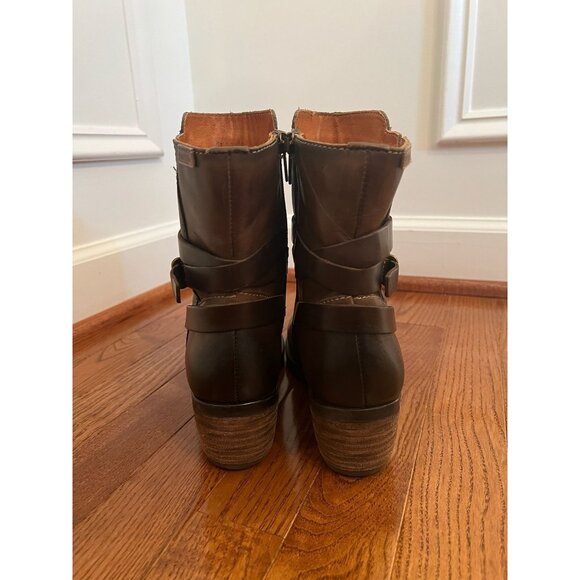 Pikolino Brown‎ Leather Ankle Boots Size 38 - Picture 4 of 5